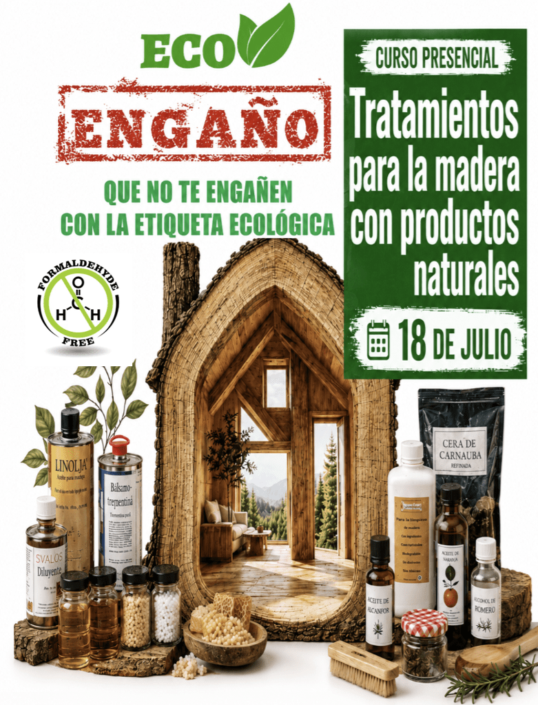 Acabados naturales para la madera